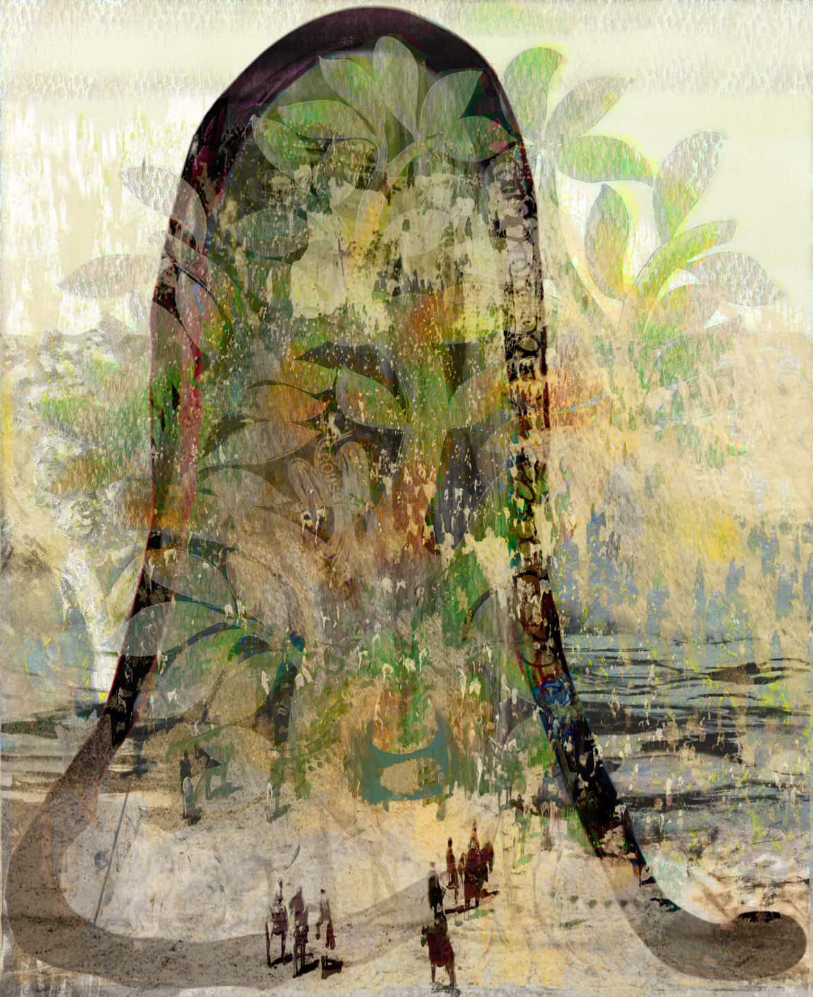  Alex Fischer, On, 2017, 9 × 7 inch giclee